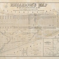 Douglas, J. Richardson's map of the city of Galveston in 1859 from Sandusky's survey made in 1845.jpg