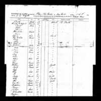 Ship manifest of 44 enslaved people