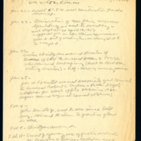 Handwritten notes on U.S. Department of Health, Education and Welfare news releases